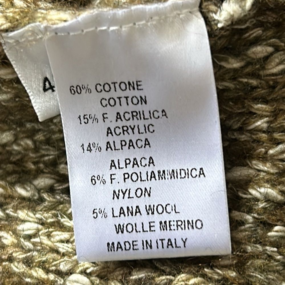 Base Alpaca Blend Cable Turtle Neck - image 6